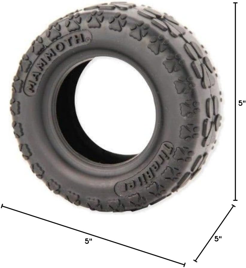MAMMOTH TireBiter II Dog Toy 5" W - Pack of 4