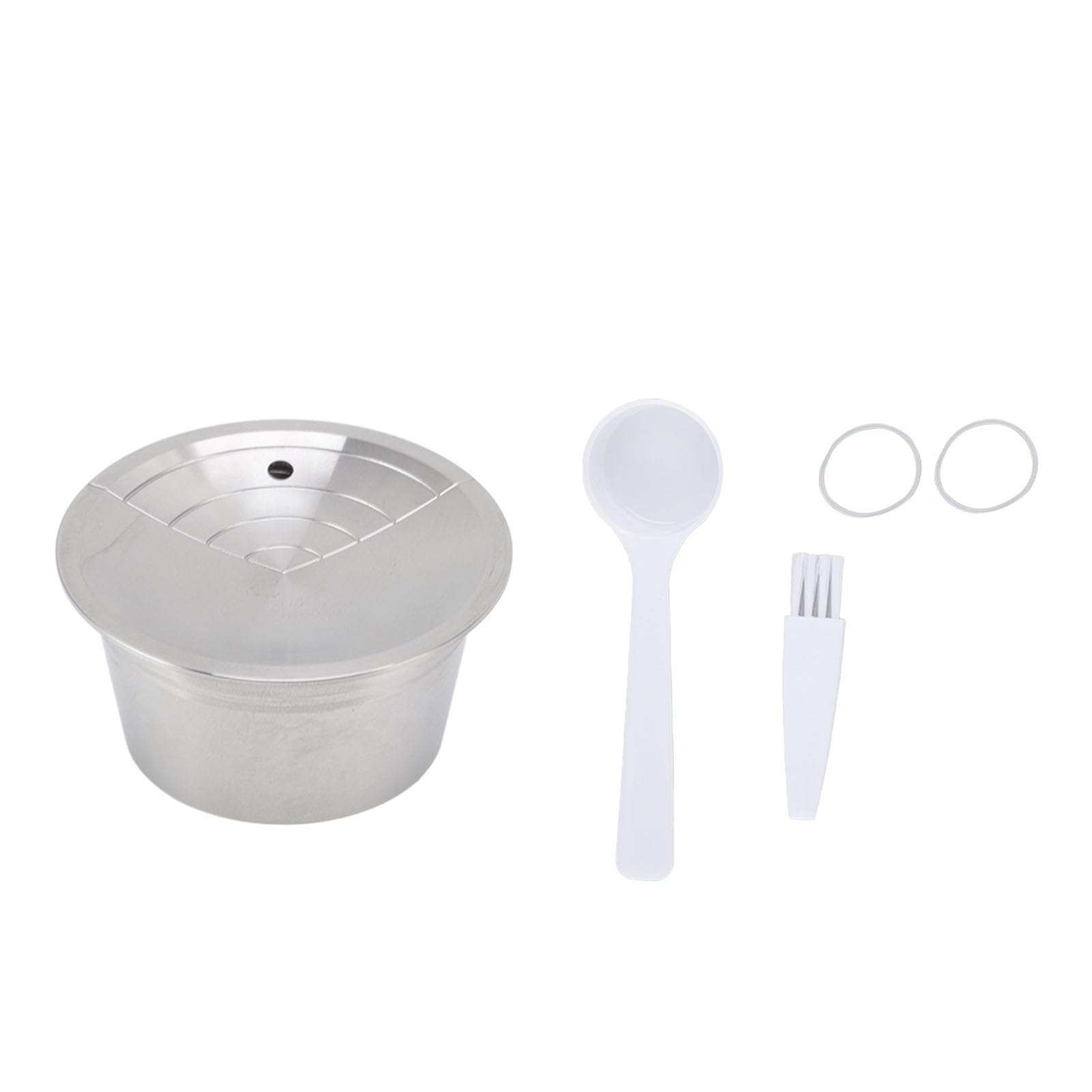 Cápsulas de café Recargables, Kit de Cápsula de Acero Inoxidable Filtro Reutilizable Filtro Waycap Dolce Junta Junta Cosco PRESIÓN PRESIONAND