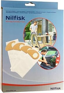 Bolsas compatibles con aspiradora Nilfisk Buddy II 81943048 (repuesto original)