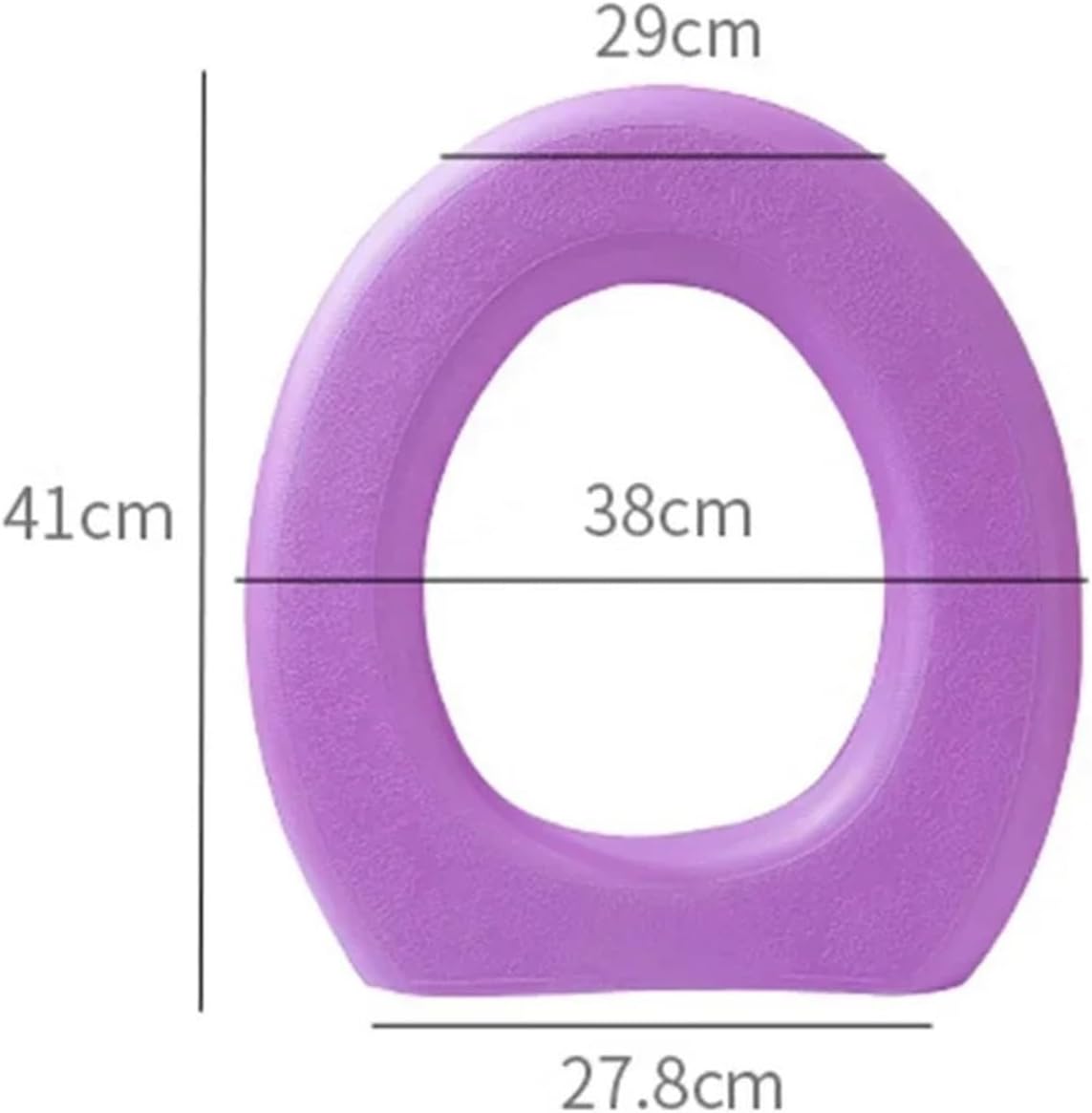 Flexible 3pcs Waterpoof Soft Toilet Seat Cover Bathroom Washable Closestool Mat Pad Cushion O-Shape Bidet Accessories(Green)