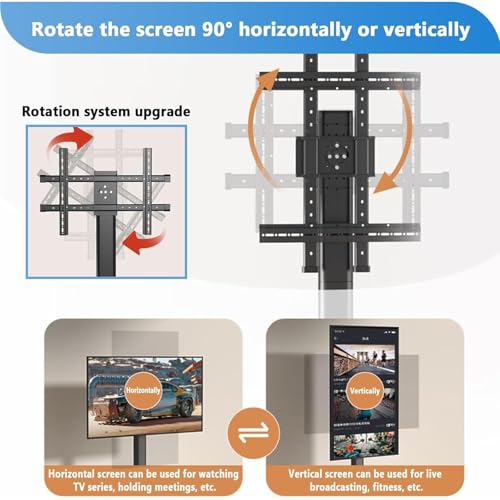 Soporte Móvil para TV 32-60 pulgadas Altura Ajustable miniatura 3