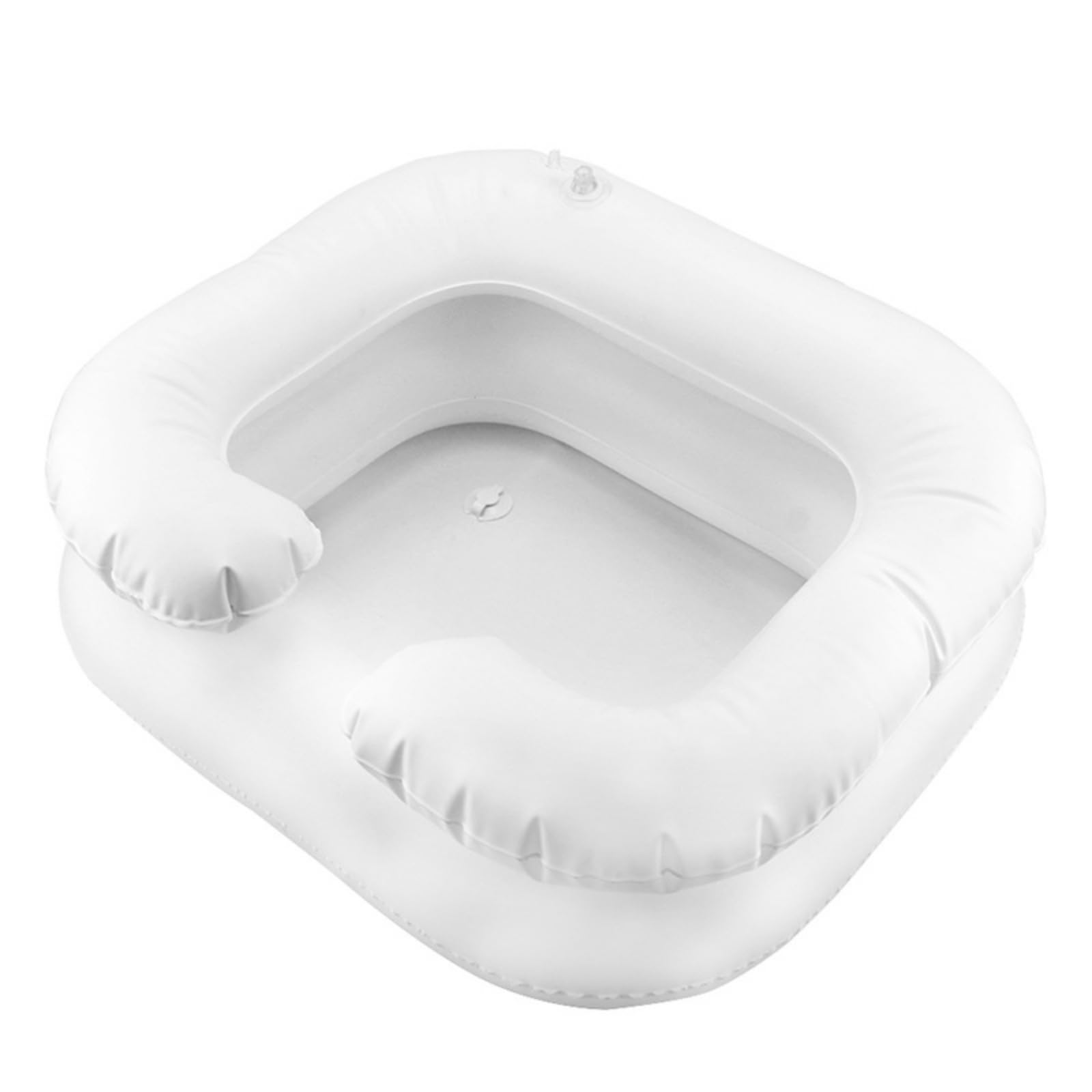 Amagogo Bacinella per Shampoo Portatile Gonfiabile con Tubi Bacinella Lavaggio Capelli Catino Lavatesta Vaschetta Lavacapelli in Pvc con Pareti Rialzate E