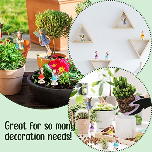Jetec 10 Pieces Garden Miniatures Fairies Mini Garden Figurine Fairies Decor For Fairy Outdoor Garden Yard Home Decoration (Sweet Fairy) #TOP2