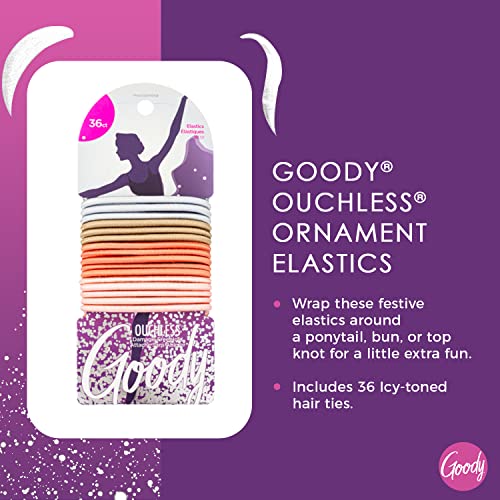 Goody Icy Holiday Ornament Hair Elastics #TOP20