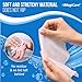 MagiCare 75% Large Alcohol Wipes (4-80ct Packs, 320pcs) - Alcohol Hand Sanitizer Wipes, Premium - Unscented Hand Wipe, Sanitizing Wipe - Travel, Home, Classroom, Camping - Soft Packs