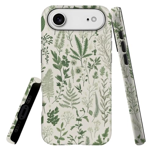Coque L16QX Air motif floral vert sauge idéal pour le style quotidien