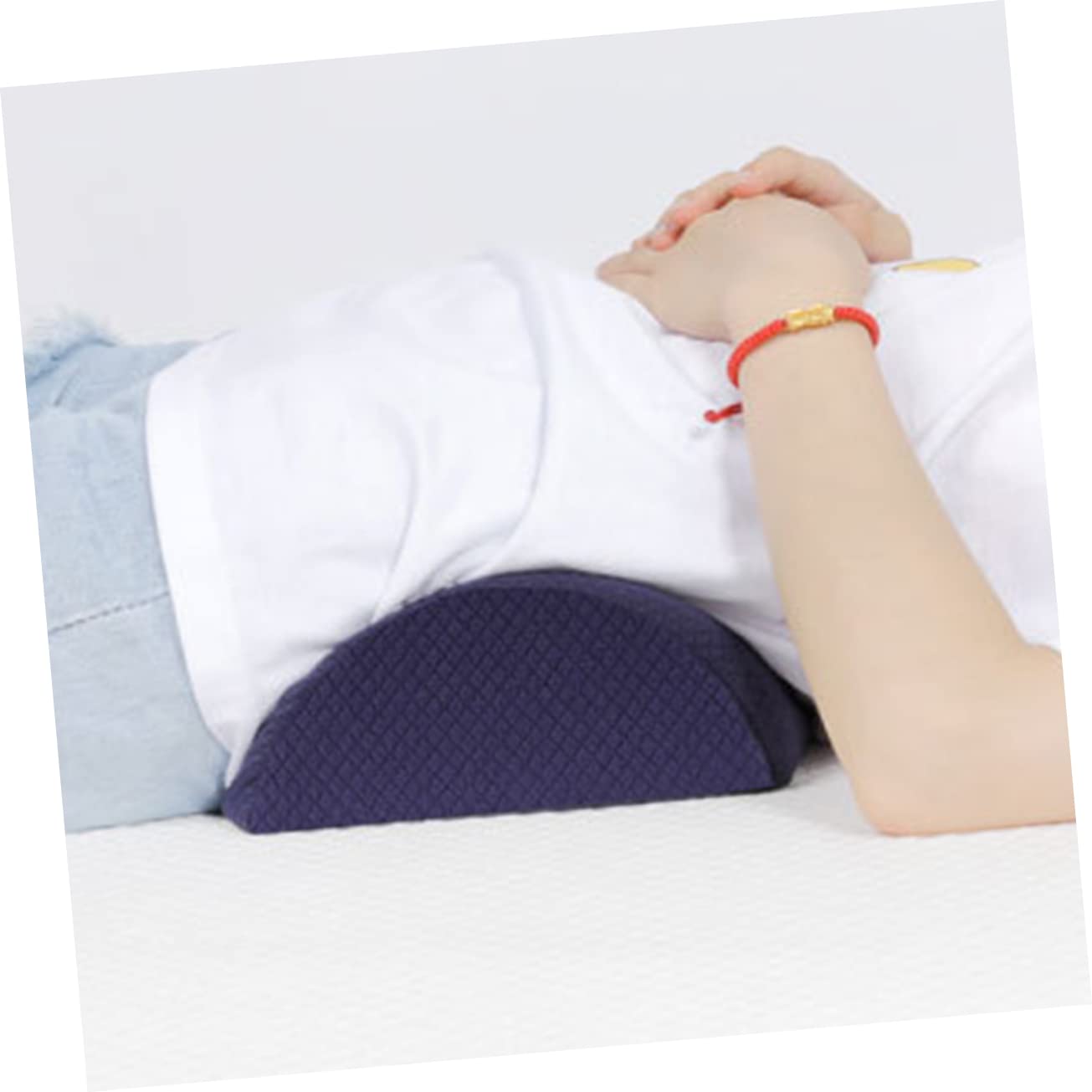 Atmungsaktives Orthopädisches Kniekissen aus Polyester Baumwolle Leichtes Beinkissen zur Linderung von Lendenbeschwerden für Senioren und Zuhause