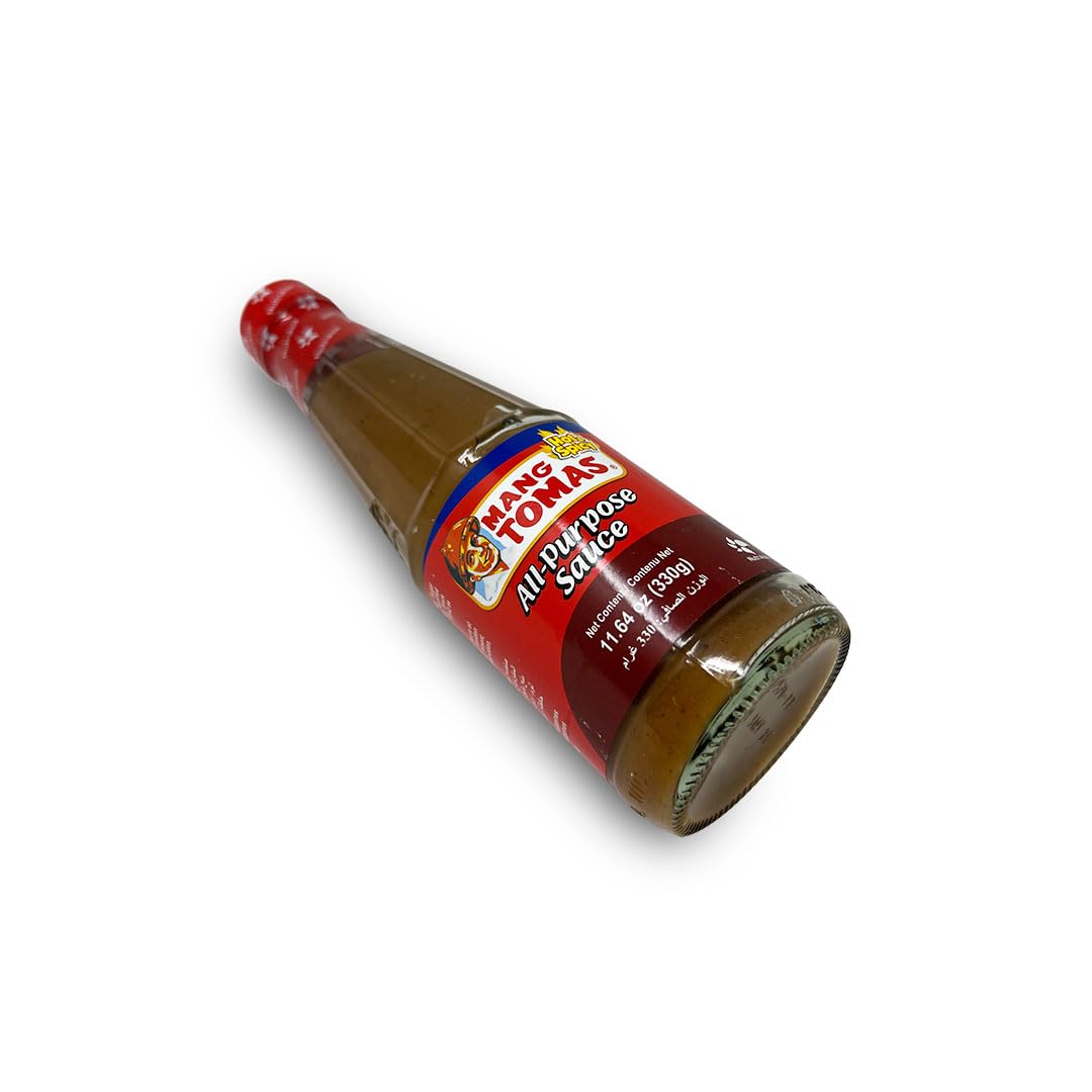 Mang Tomas All Purpose Sauce Pack of Three Hot & Spicy 11.64 Oz Per Bottle