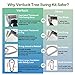 Veriluck Tree Swing Straps Hanging Kit - 3FT/8FT/15FT/20FT/30FT, Strong & Durable - Holds Up to 5000lbs - Adjustable Tree Swing Straps Fit for All Swings, Hammocks, Safer & Easy Installation (20 FT)