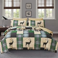 Green Plaid Moose