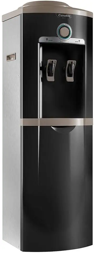 Bebedouro Gelágua Esmaltec EGC35B Coluna Natural e Gelada Preto/Inox 220V