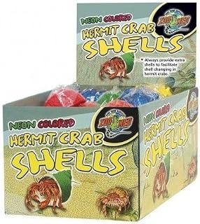 Zoo Med Hermit Crab Neon Colored Shells, Assorted Colors (3 Shells)