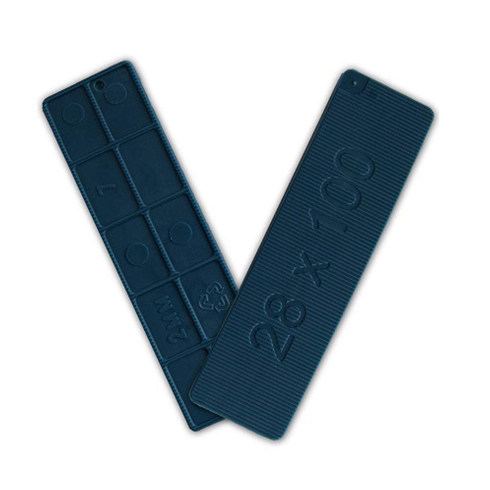 Eurocell 28Mm Window Glazing Glass Packers - Flooring Spacers - 2Mm X 240 Shims