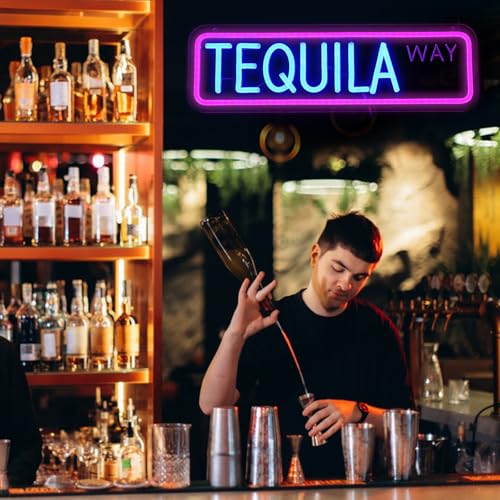 Image of Tequila Way Neon Sign USB LED for Home Bar & Man Cave Decor