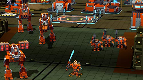 Jeu RTS de stratégie pixel pour console PlayStation 4 : 8 bits invaders