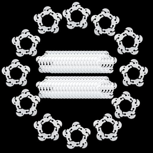 50 Pcs Balloon Arch Rings Balloons Stand Connectors Clip Holders Balloon Arch Clips Balloons Garland Clips for Party Wedding Baby Shower Decoration Accessories Column Stand