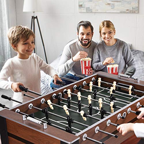 Image of Goplus 54 inch Foosball Table, Soccer Game Table Competition Sized Football Arcade for Adults, Kids, Indoor Game Room Sport