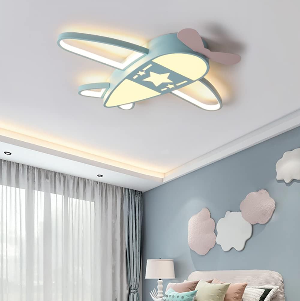 Meefad Kids Airplane Ceiling Light Fixture (Flush Mount)