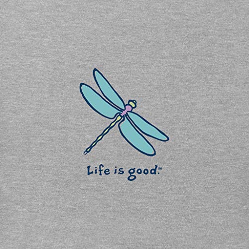 Life is Good Women's Crusher Tee, Short Sleeve Cotton Graphic T-Shirts, Classic Dragonfly3