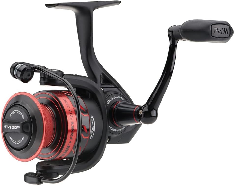 Penn Fierce III Live Liner Free Spool Fishing Reel - 5 Bearings, Full Metal Body, for Saltwater Fishing - Cod, Bass, Wrasse, Tope, Bream