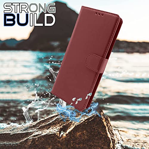 Image of JACKRO VIVO Y30 /1938 Brown Color Leather Finish Flip Case Cover - TPU Inside with Card Pockets | Wallet Stand | Magnetic Closure | Flip Cover