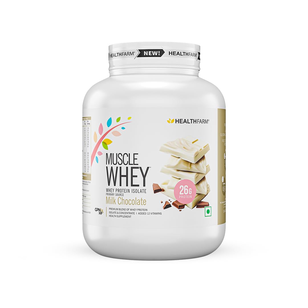 HEALTHFARM Muscle Whey Protein Milk Chocolate 907 GMS (B0D9D8QMZV) Amazon Price History, Amazon Price Tracker