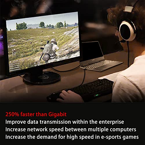 2.5Gb Pcie Nic Network Card For Pc 2.5Gb Switch Wake On Lan Internal Computer Networking Cards 2500/1000/100Mbps Win Server 2022/2019/2016 Windows 11/10/8.1/8/7 Linux Ethernet Card Adapter Support Pxe #TOP6