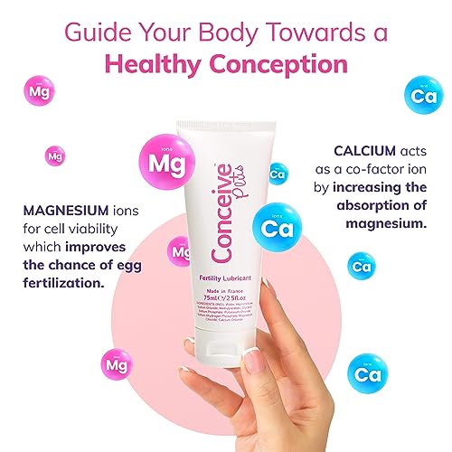 Fertility Lubricant | for Couples Trying to Conceive | Patented Conception Personal Lubricant, Non-Sticky | Key Ingredients and Antioxidants for Sperm Survival | Tube 2.5 Ounce - Thumbnail 7