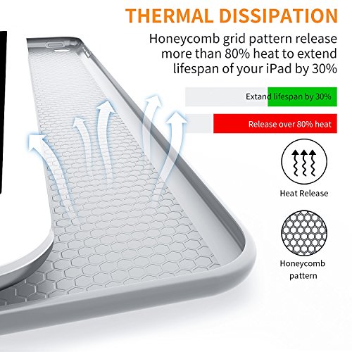 Dtto Case For Ipad Mini 4,(Not Compatible With Mini 5Th Generation 2019) Ultra Slim Lightweight Smart Case Trifold Stand With Flexible Soft Tpu Back Cover For Ipad Mini4[Auto Sleep/Wake],Space Grey #TOP4