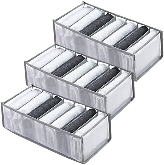 Foldable Closet Drawer Organizer Clothes Drawer Mesh Drawer Organizer