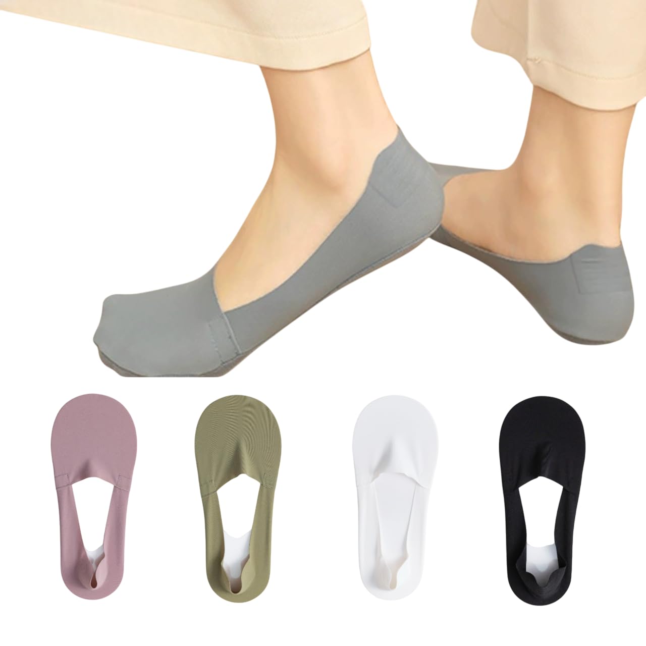 Women Socks Ankle Length||Socks for women combo||Cotton Odour Free ||Regular Use Soft material||Loafer-Every Day Use||Footlets 4 Piece combo