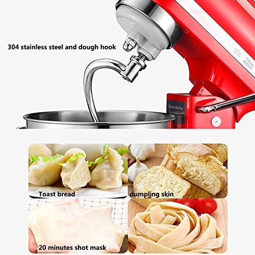 Rührmaschine Teigmaschine Mit Großer 7-Liter-Schüssel 11-Gang Küchenmaschine, Teighaken, Ballon-Schneebesen Und Beater… – Bild 5