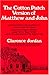 The Cotton Patch Version of Matthew and John: Including the Gospel of Matthew...and the First Eight Chapters of the Gospel of John