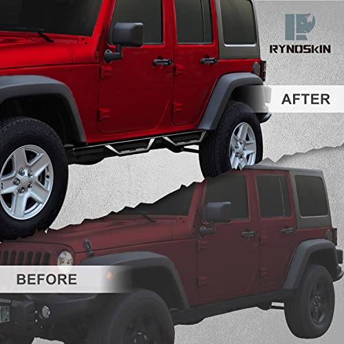 Estribos RYNOSKIN para Jeep Wrangler JK 4 puertas 2007-2018 miniatura 3