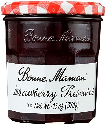 Bonne Maman Strawberry Preserves, 13 Ounce Jars (Pack of 6)