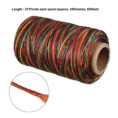Hilo de cuero para coser 273 yardas 2 piezas miniatura 2
