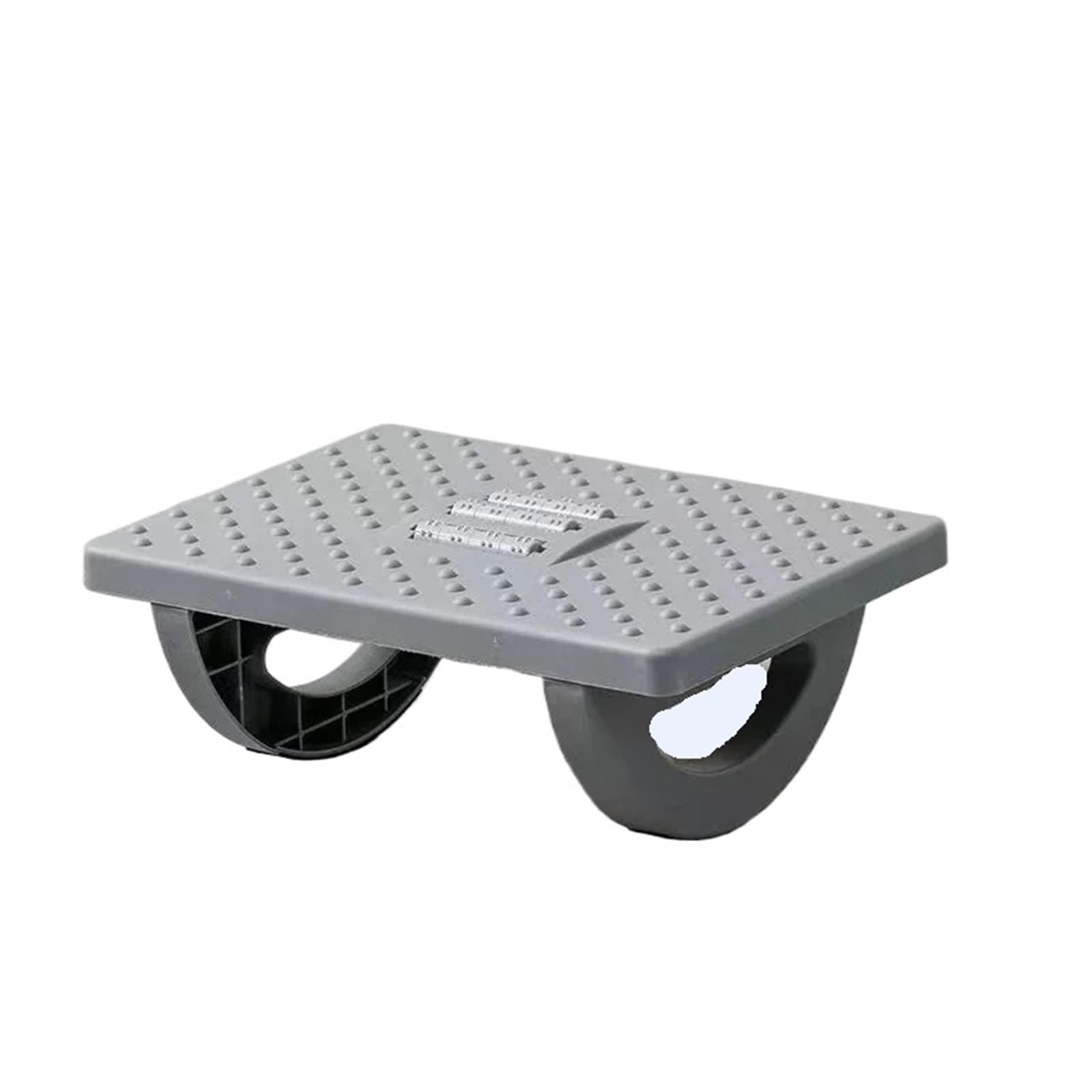 Poggiapiedi da scrivania per ufficio, Poggiapiedi sotto la scrivania, rullo massaggiante, regolazione altezza, inclinazione, multicolore(Dark Gray)