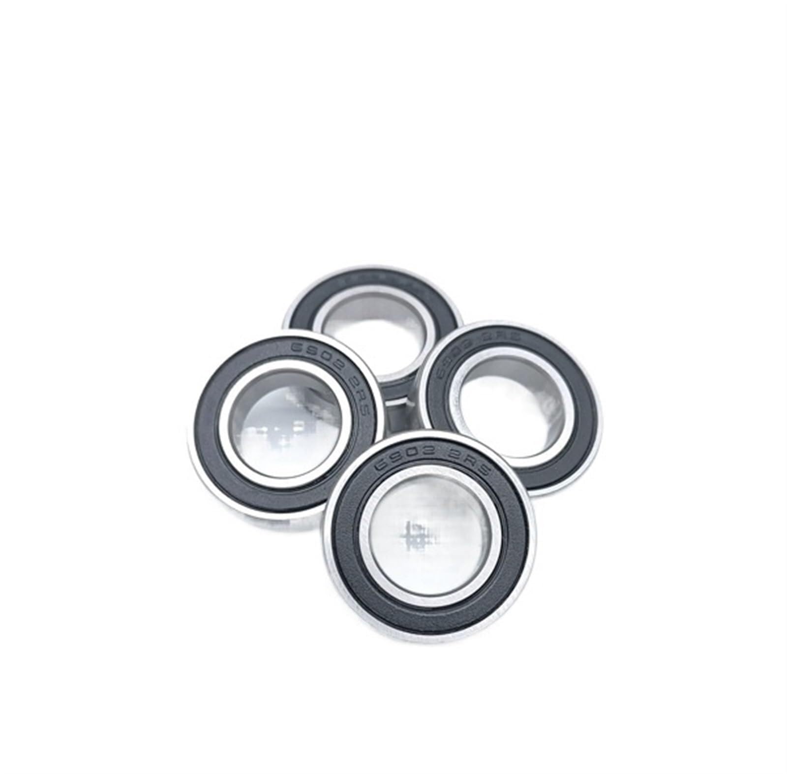 Bimetalowa uszczelka tarcza mikro łożysko zwykłe 10 sztuk 6902-2RS 15x28x7mm ABEC-1 metryczne łożyska kulkowe o cienkim przekroju