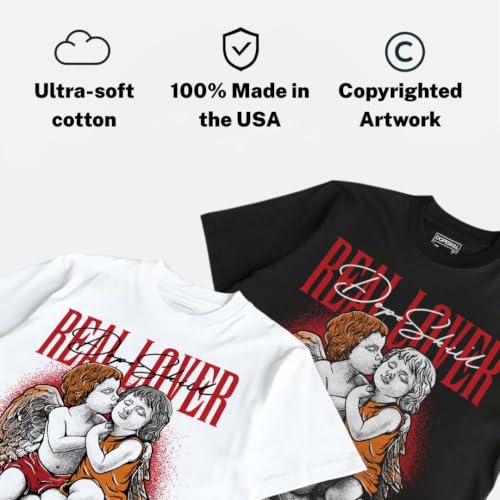 Image of DopeSkill Graphic Tee Streetwear Hip Hop Hypebeast Street Style Unisex T-Shirt Sneaker Colour Matching Shirts Real Lover
