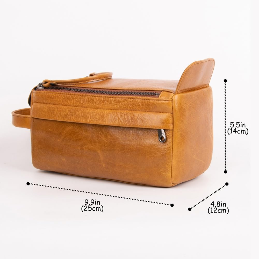 Borsa da Viaggio per Uomo e Donna - Borse da Viaggio per Uomo - Pelle per Uomo per la rasatura - Organizer per Cosmetici e Articoli da toeletta