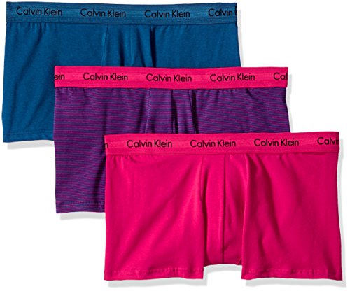 Image of Calvin Klein Cotton Stretch 3 Pack Low Rise Trunks