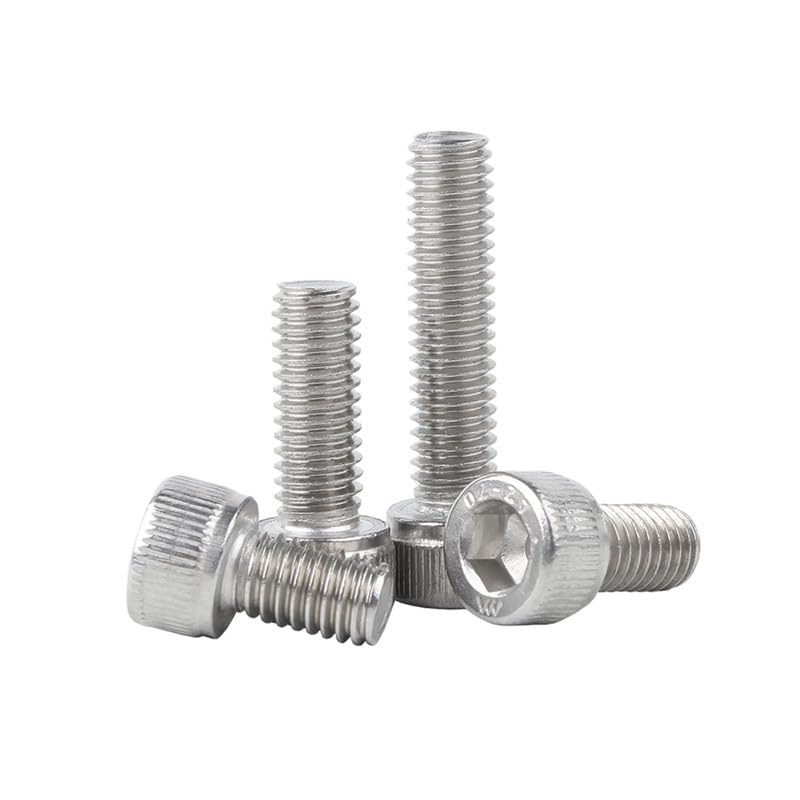 Specifica: Esempio: M4x16mm (40 Pcs), si riferisce a un diametro della vite di 4 mm e una lunghezza della vite di 16 mm, 40 pezzi per un set.