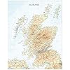 Scotland Postcode Areas Wall Map (A1) - 27.75 x 34.75 Matte Plastic