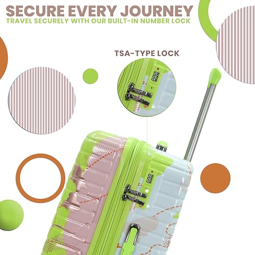 Image of AMERICAN TRAVELLER THE Upland Trolley Bag | Anti-Theft Zippers | Light Weight, Expandable Travel Suitcase, Durable Hard Shell, TSA-Type Lock, Spinner, Anti-Theft Zippers