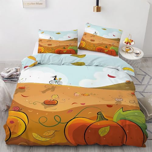 Housse de couette 200x200 microfibre douce thermique avec zip rapide - 2