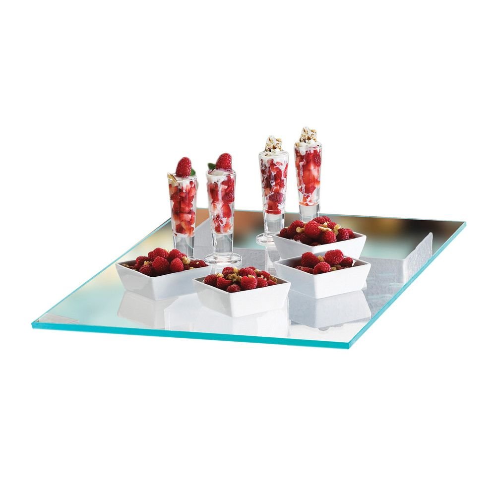 Cal-Mil Tempered Glass Riser Shelves, 24