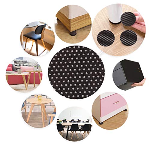 Non Slip Furniture Pads - Furnigear Premium 129 Pack Furniture Grippers Adhesive Furniture Felt Pads, Silicone Points Surface Keep In Place Furniture - Best Floor Protectors #TOP1