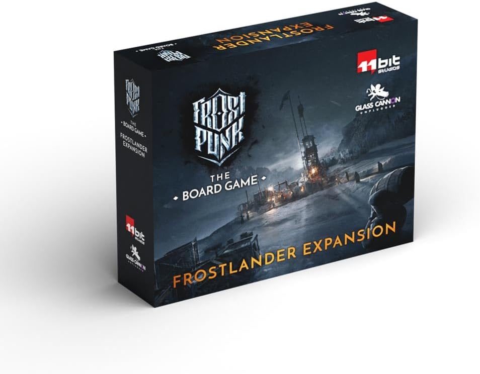 Frostpunk The Board Game Frostlander Expansion - New Cards and Exclusive Wooden Pawns! Cooperative Post-Apocalyptic Survival Game, Ages 16+, 1-4 Players, 120-150 Min Playtime, Made by Rebel Studio