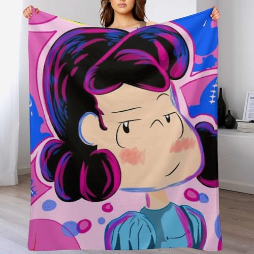 ZRCLXLVU Lucy Van Pelt - Manta de terciopelo acogedora para sofá, cama, salón, invierno, transpirable, suave, antiarrugas