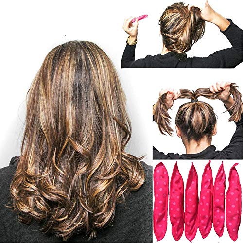 TEEROVA 20pcs Sponge Flexible Foam Hair Curlers Soft Sleep Pillow Hair Rollers Set Magic Hair Care DIY Styling Tools